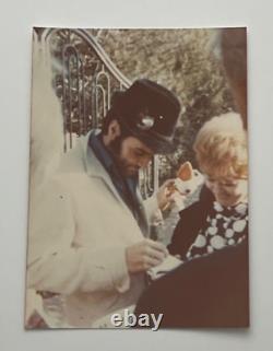Elvis Presley Authentic Candid Photo Ultra Rare On Set Of Filming Charro 1968