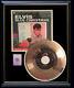 Elvis Presley Blue Christmas 45 Rpm Gold Metalized Record Rare Non Riaa