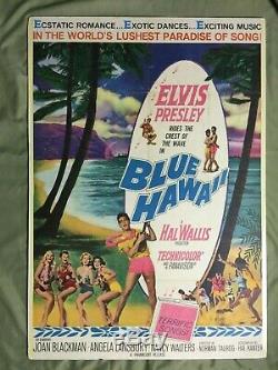 Elvis Presley Blue Hawaii (1961) US One Sheet Movie Poster Rare