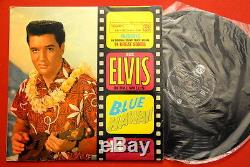 Elvis Presley Blue Hawaii 1962 Rare Exyu Lp Unique Backcover Heavy Vinyl Ex-/ex+