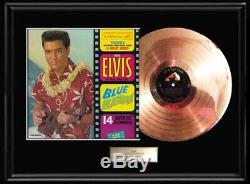 Elvis Presley Blue Hawaii Gold Metalized Record Vinyl Lp Rare Non Riaa Award