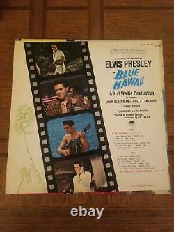 Elvis Presley Blue Hawaii WithNew Sticker # On Spine Vinyl Record 1977 NM Rare