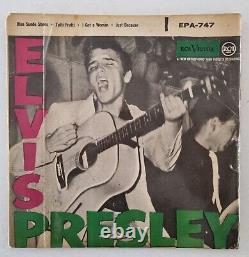 Elvis Presley Blue Suede Shoes Ultra Rare Israeli EP EPA-747