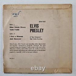 Elvis Presley Blue Suede Shoes Ultra Rare Israeli EP EPA-747