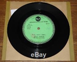 Elvis Presley Blue Suede Shoes Very Rare Uk Rca 1-sided Demo 7 1956