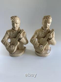 Elvis Presley Bookends Set of 2 1956 EPE Original VERY RARE! Vintage Decor