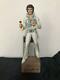 Elvis Presley Bourbon Bottle Pottery Figure Music Box Mccormick Rare