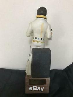 Elvis Presley Bourbon Bottle pottery Figure Music Box McCORMICK rare