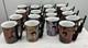 Elvis Presley Bradford Exchange Guitar Mugs Lot Of 17 Rare