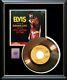Elvis Presley Burning Love 45 Rpm Gold Metalized Record Rare Non Riaa Award
