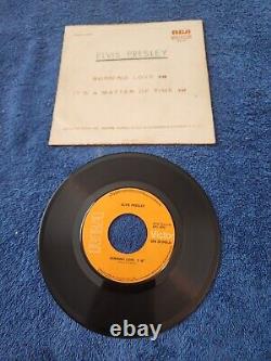 Elvis Presley - Burning Love - MEGA RARE! Portugal 45 RPM - Near Mint
