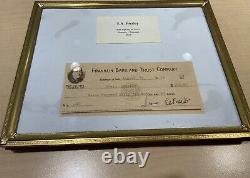 Elvis Presley Business Card with Esposito Signed Check Graceland- RARE Collection