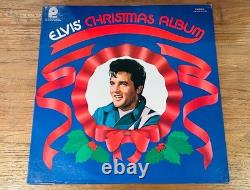 Elvis Presley Cas-2428 Christmas Album Mega Rare Green Back Near Mint
