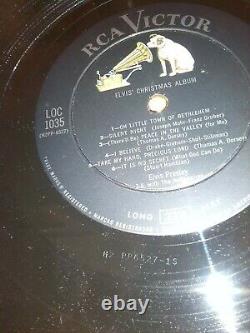 Elvis Presley Christmas Album LOC-1035-USA1957 with rare Original golden Sticker