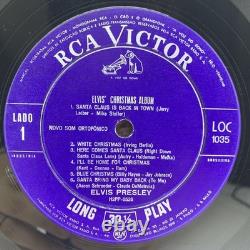 Elvis Presley Christmas Album Lp Vinyl 1960 RCA Victor Mono Rare Unique Brazil