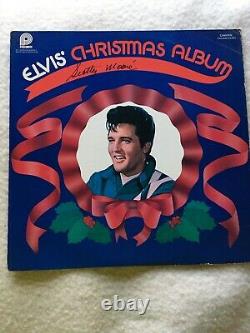 Elvis Presley Christmas LP, Signed By First Guitarist Scotty Moore / Rare
