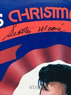 Elvis Presley Christmas LP, Signed By First Guitarist Scotty Moore / Rare