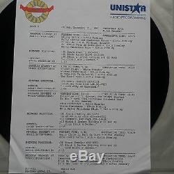 Elvis Presley Christmas With Rare US Radio Show Vinyl LP + Cue Sheet 1990