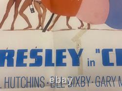 Elvis Presley Clambake 1967 Original Three Sheet Movie Poster -RARE