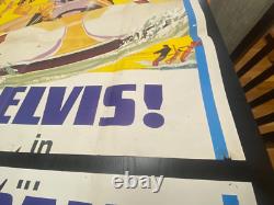 Elvis Presley Clambake 1967 Original Three Sheet Movie Poster -RARE
