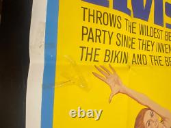Elvis Presley Clambake 1967 Original Three Sheet Movie Poster -RARE