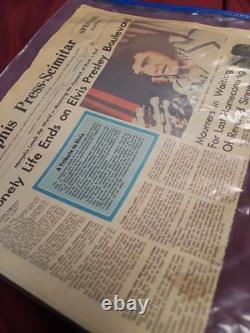 Elvis Presley Collection Newspapers Magazines Vintage Rare