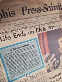 Elvis Presley Collection Newspapers Magazines Vintage Rare