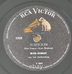 Elvis Presley Colombia 78 RPM Ultra Rare Suspicion / Kiss Me Quick Ex