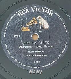 Elvis Presley Colombia 78 RPM Ultra Rare Suspicion / Kiss Me Quick Ex