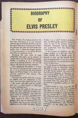 Elvis Presley Comic Book Young Lovers, #18 1956 Rare