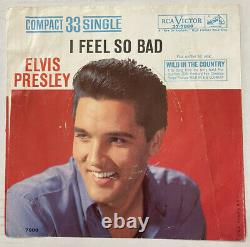 Elvis Presley Compact 33 37-7880 RARE I Feel So Bad / Wild In The Country