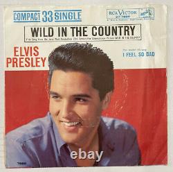 Elvis Presley Compact 33 37-7880 RARE I Feel So Bad / Wild In The Country