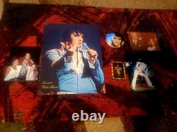 Elvis Presley Concert Program. Rare Photos Buttons Mecklace 1970s