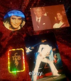 Elvis Presley Concert Program. Rare Photos Buttons Mecklace 1970s