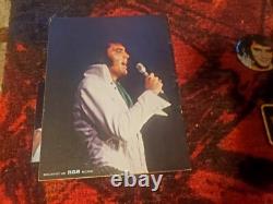 Elvis Presley Concert Program. Rare Photos Buttons Mecklace 1970s