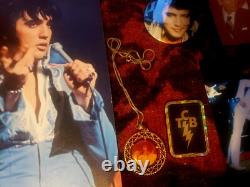 Elvis Presley Concert Program. Rare Photos Buttons Mecklace 1970s