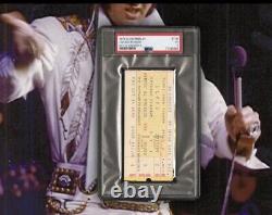 Elvis Presley Concert Ticket 1976 Chicago Stadium PSA 3 Pop 1 rare Oct 15
