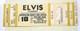 Elvis Presley Concert Ticket, Rare Wheelchair Section, 8 / 18 / 1977