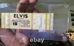 Elvis Presley Concert Ticket, Rare Wheelchair Section, 8 / 18 / 1977