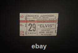 Elvis Presley Concert Ticket Stub 1974 6/29 Kansas City Missouri Mega RARE! Wow