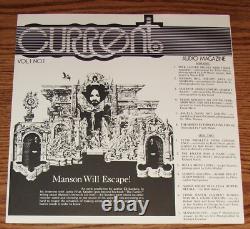 Elvis Presley Current Audio Magazine Vol. 1 No. 1 RARE LP with Original Booklet