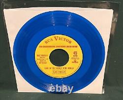 Elvis Presley DME 11803 King Of The Whole Wide PROMO 45 Blue Vinyl Mint RARE