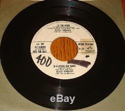 Elvis Presley / Dinah Shore White Label Promo 45 Ep Rare! 1957