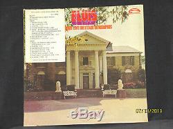 Elvis Presley ELVIS AS RECORDED ON STAGE IN MEMPHIS RARE DJ COPY LP DJL 1-0606