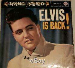 Elvis Presley ELVIS IS BACK! LSP-2231 LIVING STEREO Very Rare GERMAN Pink RCA