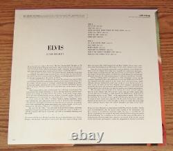 Elvis Presley ELVIS Rigid Vinyl Orange Labels Rare Hollywood Pressing