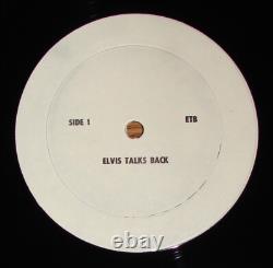 Elvis Presley ELVIS TALKS BACK Rare First Pressing