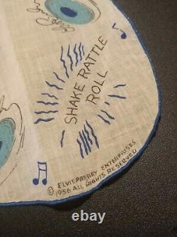 Elvis Presley EPE Handkerchief 1956 RARE Original Blue