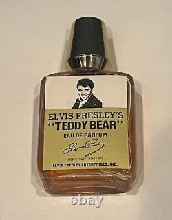 Elvis Presley EPE Teddy Bear Eau De Parfum Perfume 1960s Original RARE