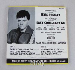 Elvis Presley Easy Come, Easy Go EPA-4387 Rare Fantastic Condition